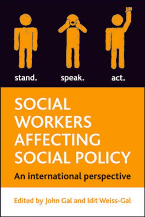 Cover of the book Social workers affecting social policy by , Policy Press