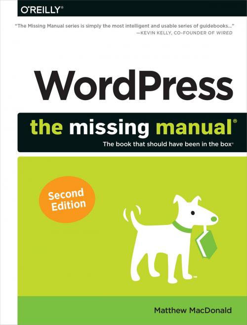 Cover of the book WordPress: The Missing Manual by Matthew MacDonald, O'Reilly Media