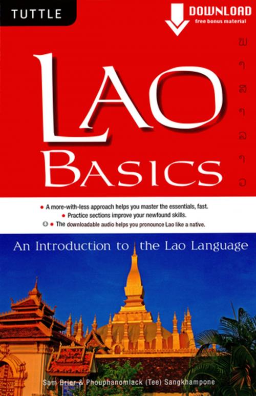 Cover of the book Lao Basics by Sam Brier, Phouphanomlack (Tee) Sangkhampone, Tuttle Publishing