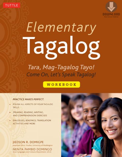 Cover of the book Elementary Tagalog Workbook by Jiedson R. Domigpe, Nenita Pambid Domingo, Tuttle Publishing