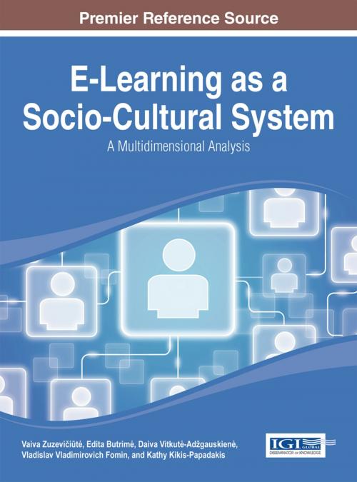 Cover of the book E-Learning as a Socio-Cultural System by , IGI Global