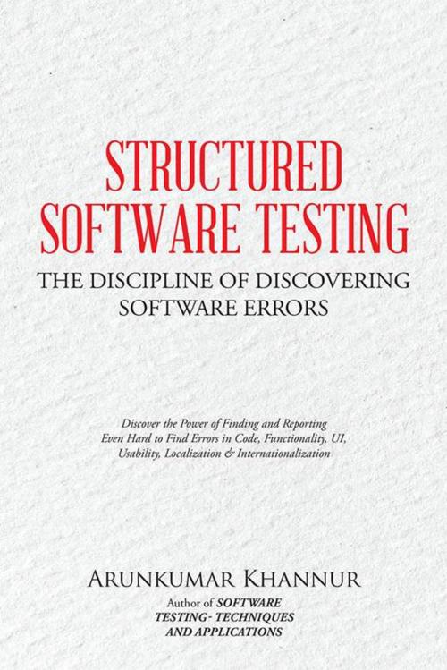 Cover of the book Structured Software Testing by Arunkumar Khannur, Partridge Publishing India