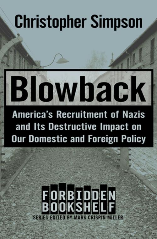Cover of the book Blowback by Christopher Simpson, Open Road Media