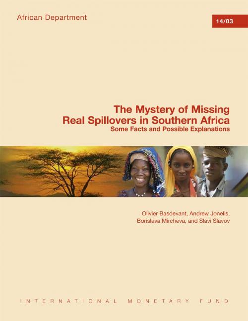 Cover of the book The Mystery of Missing Real Spillovers in Southern Africa by Olivier Basdevant, Andrew Mr. Jonelis, Borislava Miss Mircheva, Slavi Mr. Slavov, INTERNATIONAL MONETARY FUND