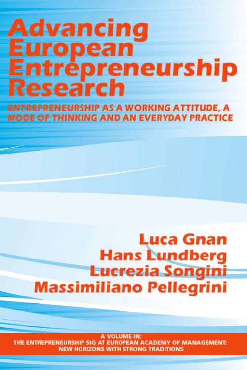 Cover of the book Advancing European Entrepreneurship Research by , Information Age Publishing
