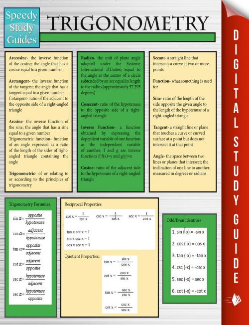 Cover of the book Trigonometry (Speedy Study Guides) by Speedy Publishing, Speedy Publishing LLC