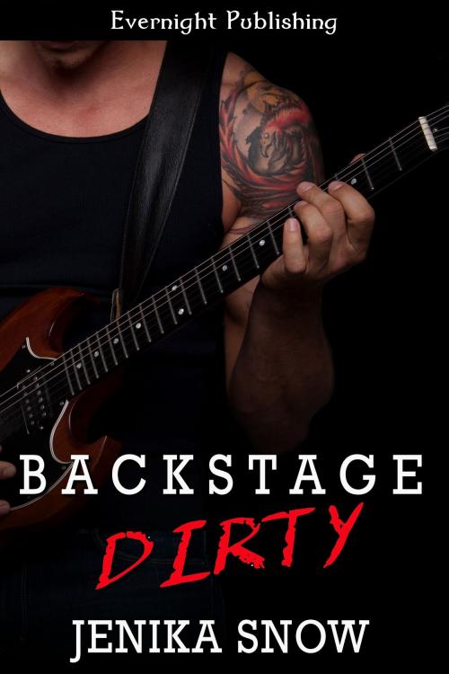 Cover of the book Backstage Dirty by Jenika Snow, Evernight Publishing