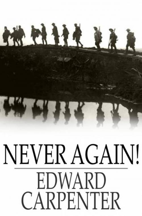 Cover of the book Never Again! by Edward Carpenter, The Floating Press