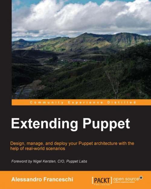Cover of the book Extending Puppet by Alessandro Franceschi, Packt Publishing