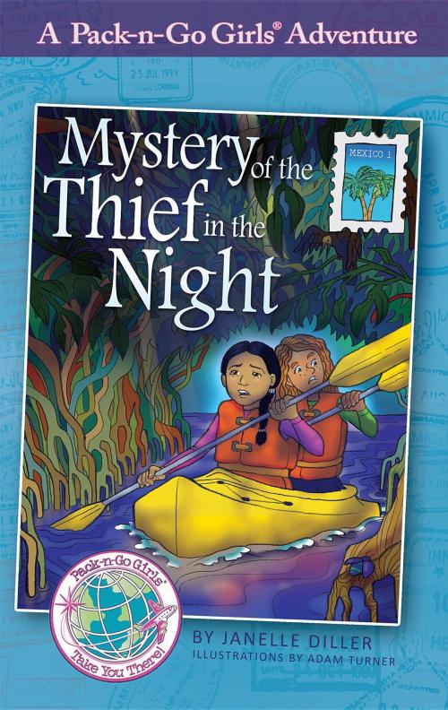 Cover of the book Mystery of the Thief in the Night by Janelle Diller, Pack-n-Go Girls Inc