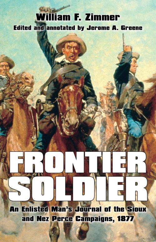 Cover of the book Frontier Soldier by Jerome A. Greene, William F. Zimmer, Montana Historical Society Press
