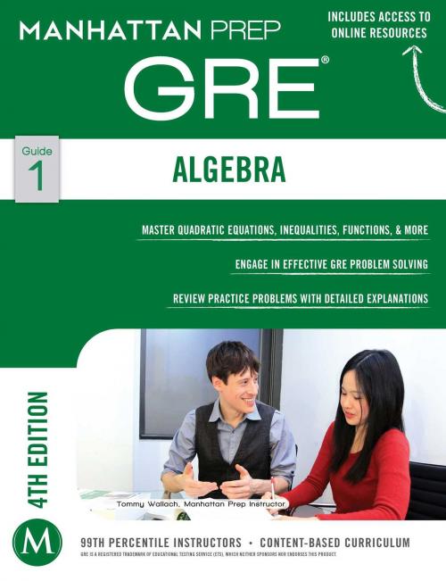 Cover of the book Algebra GRE Strategy Guide by Manhattan Prep, Manhattan Prep Publishing