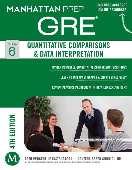 Cover of the book GRE Quantitative Comparisons & Data Interpretation by Manhattan Prep, Manhattan Prep Publishing