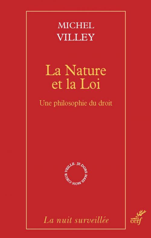 Cover of the book La Nature et la Loi by Michel Villey, Editions du Cerf