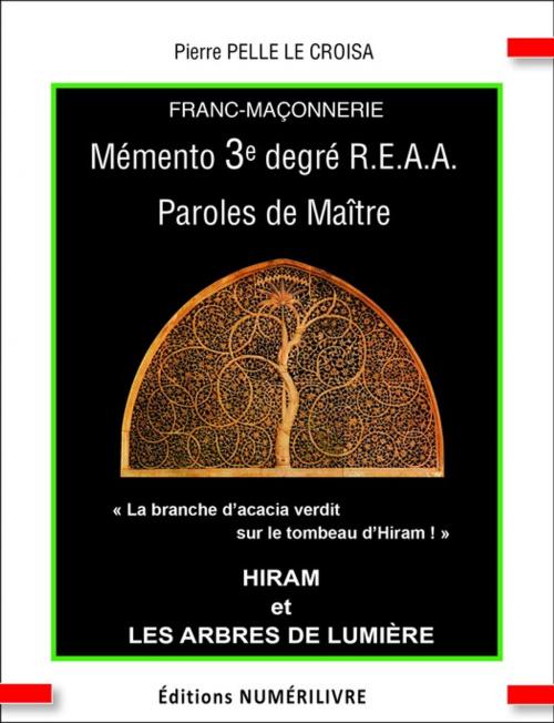 Cover of the book Mémento 3e degré R.E.A.A Paroles de Maître by Pierre Pelle Le Croisa, Numerilivre
