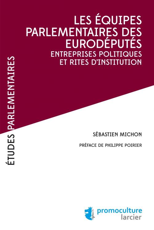 Cover of the book Les équipes parlementaires des eurodéputés by Sébastien Michon, Philippe Poirier, Éditions Larcier