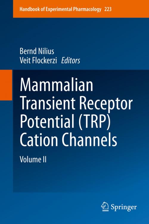 Cover of the book Mammalian Transient Receptor Potential (TRP) Cation Channels by , Springer International Publishing