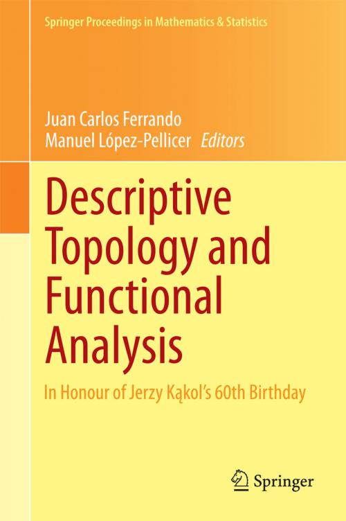 Cover of the book Descriptive Topology and Functional Analysis by , Springer International Publishing