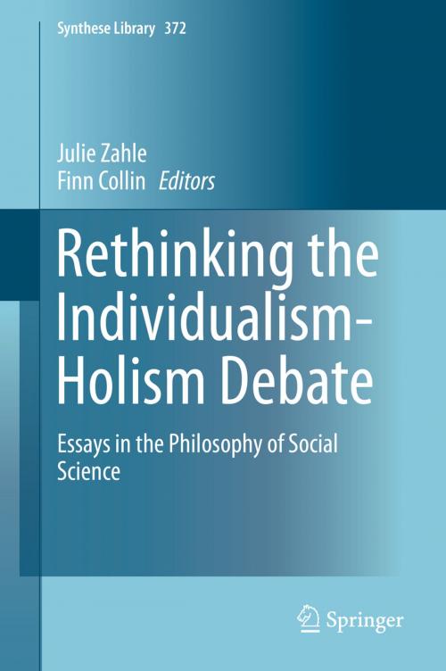 Cover of the book Rethinking the Individualism-Holism Debate by , Springer International Publishing