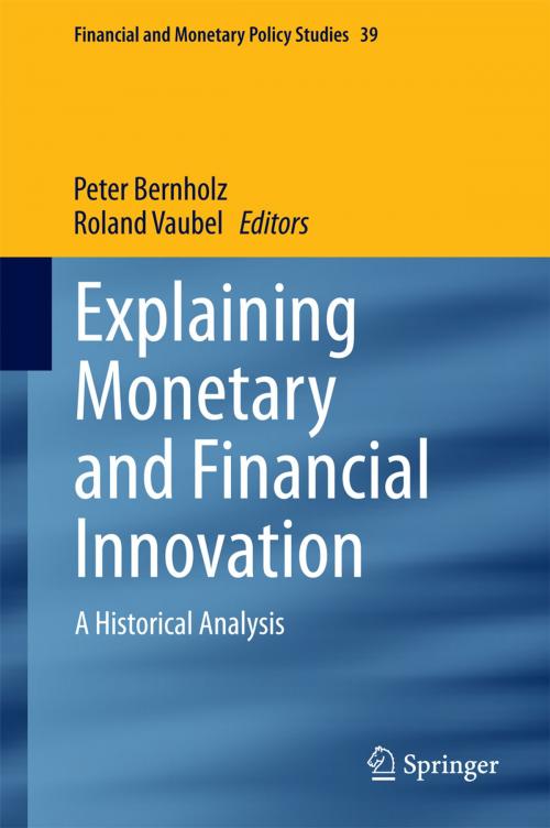 Cover of the book Explaining Monetary and Financial Innovation by , Springer International Publishing