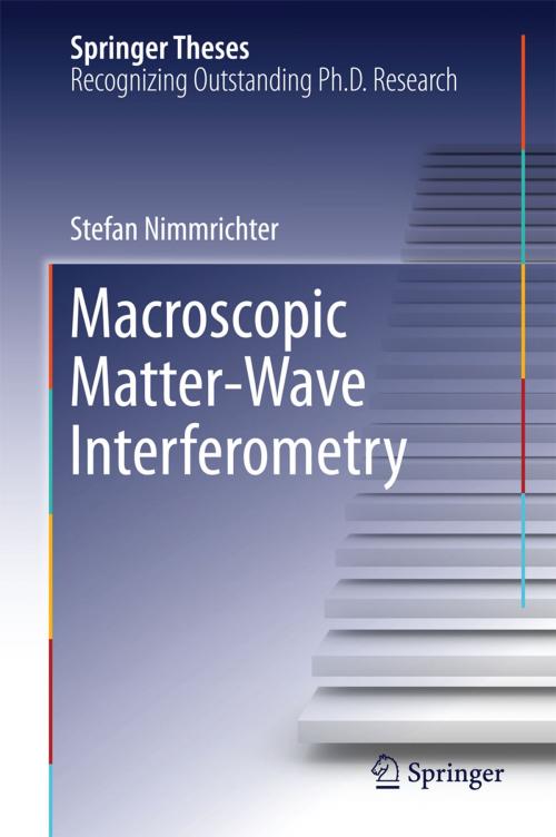 Cover of the book Macroscopic Matter Wave Interferometry by Stefan Nimmrichter, Springer International Publishing
