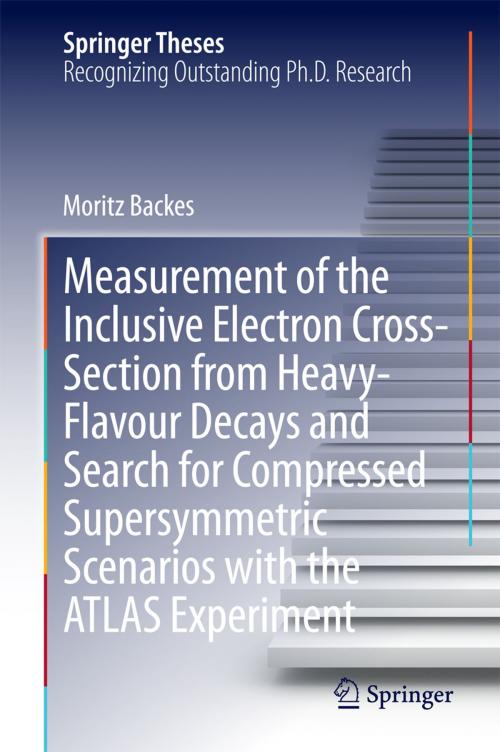 Cover of the book Measurement of the Inclusive Electron Cross-Section from Heavy-Flavour Decays and Search for Compressed Supersymmetric Scenarios with the ATLAS Experiment by Moritz Backes, Springer International Publishing