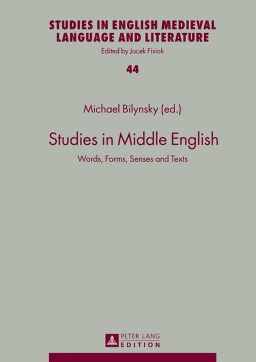 Cover of the book Studies in Middle English by , Peter Lang