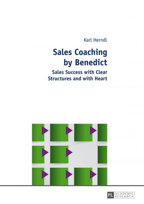 Cover of the book Sales Coaching by Benedict by Karl Herndl, Peter Lang