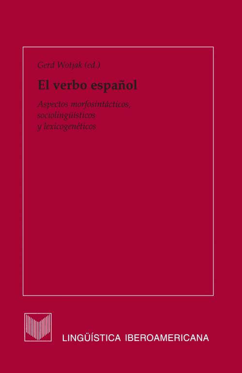 Cover of the book El verbo español by , Iberoamericana Editorial Vervuert