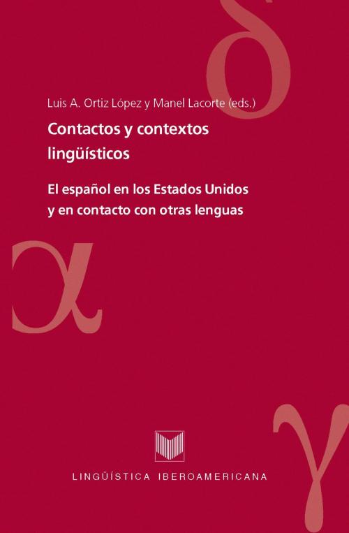 Cover of the book Contactos y contextos lingüísticos by , Iberoamericana Editorial Vervuert