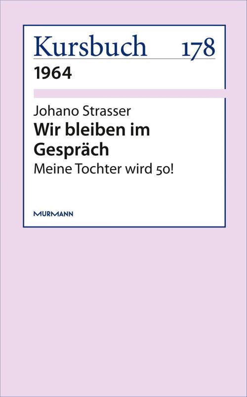 Cover of the book Wir bleiben im Gespräch by Johano Strasser, Murmann Publishers GmbH