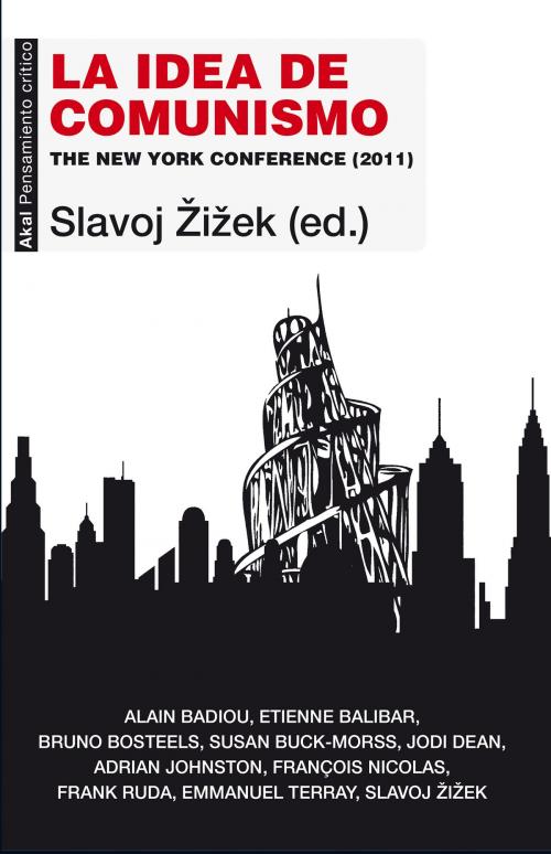 Cover of the book La idea de comunismo by Slavoj Zizek, Ediciones Akal
