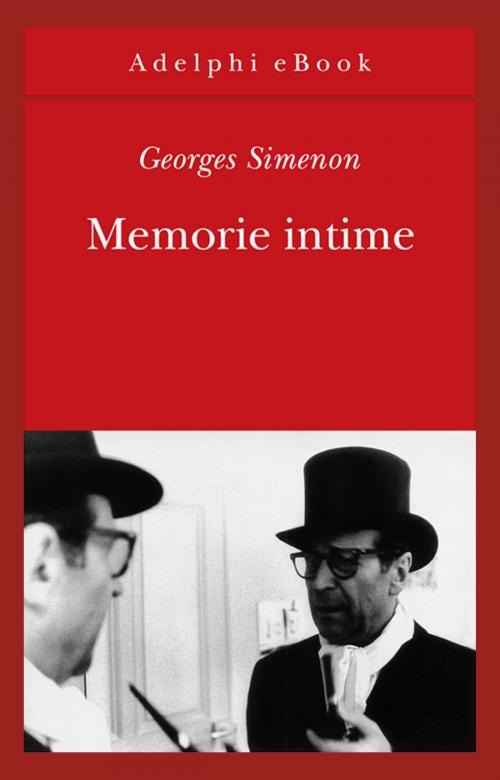 Cover of the book Memorie intime by Georges Simenon, Adelphi