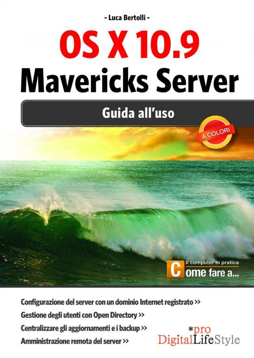 Cover of the book OS X 10.9 Mavericks Server by Luca Bertolli, Edizioni LSWR