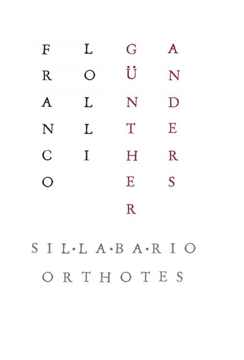 Cover of the book Günther Anders by Franco Lolli, Orthotes