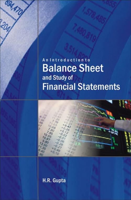 Cover of the book An Introduction to Balance Sheet and Study of Financial Statements by H. R. Gupta, Kalpaz Publications