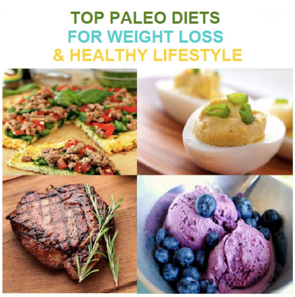 Big bigCover of Top Paleo Diets for Weight Loss & Healthy Lifestyle