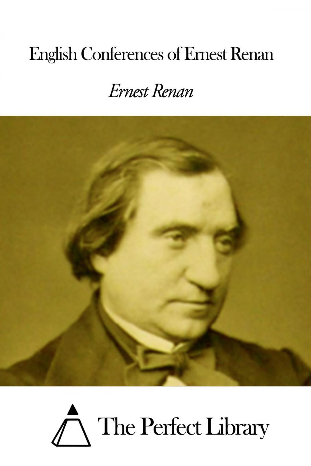 Big bigCover of English Conferences of Ernest Renan