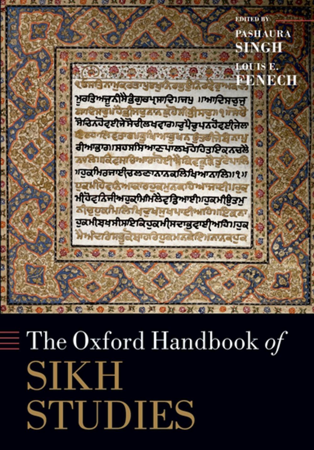 Big bigCover of The Oxford Handbook of Sikh Studies