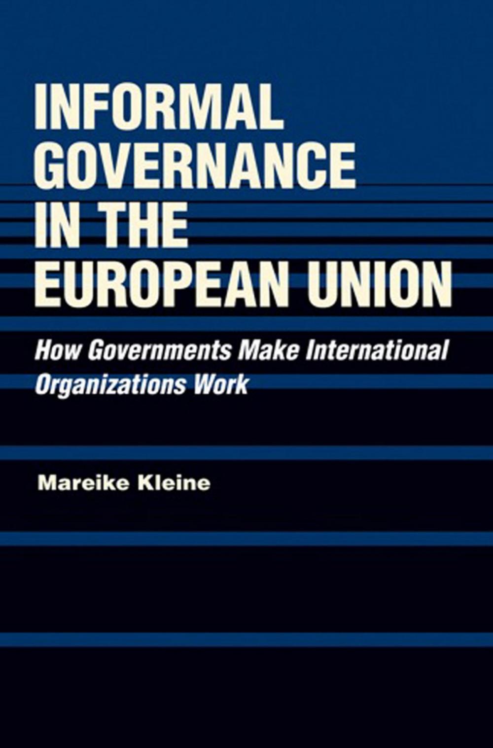 Big bigCover of Informal Governance in the European Union