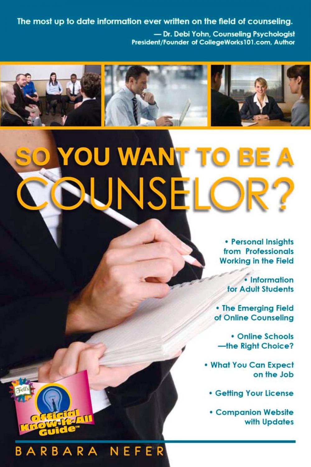 Big bigCover of So You Want To Be A Counselor?