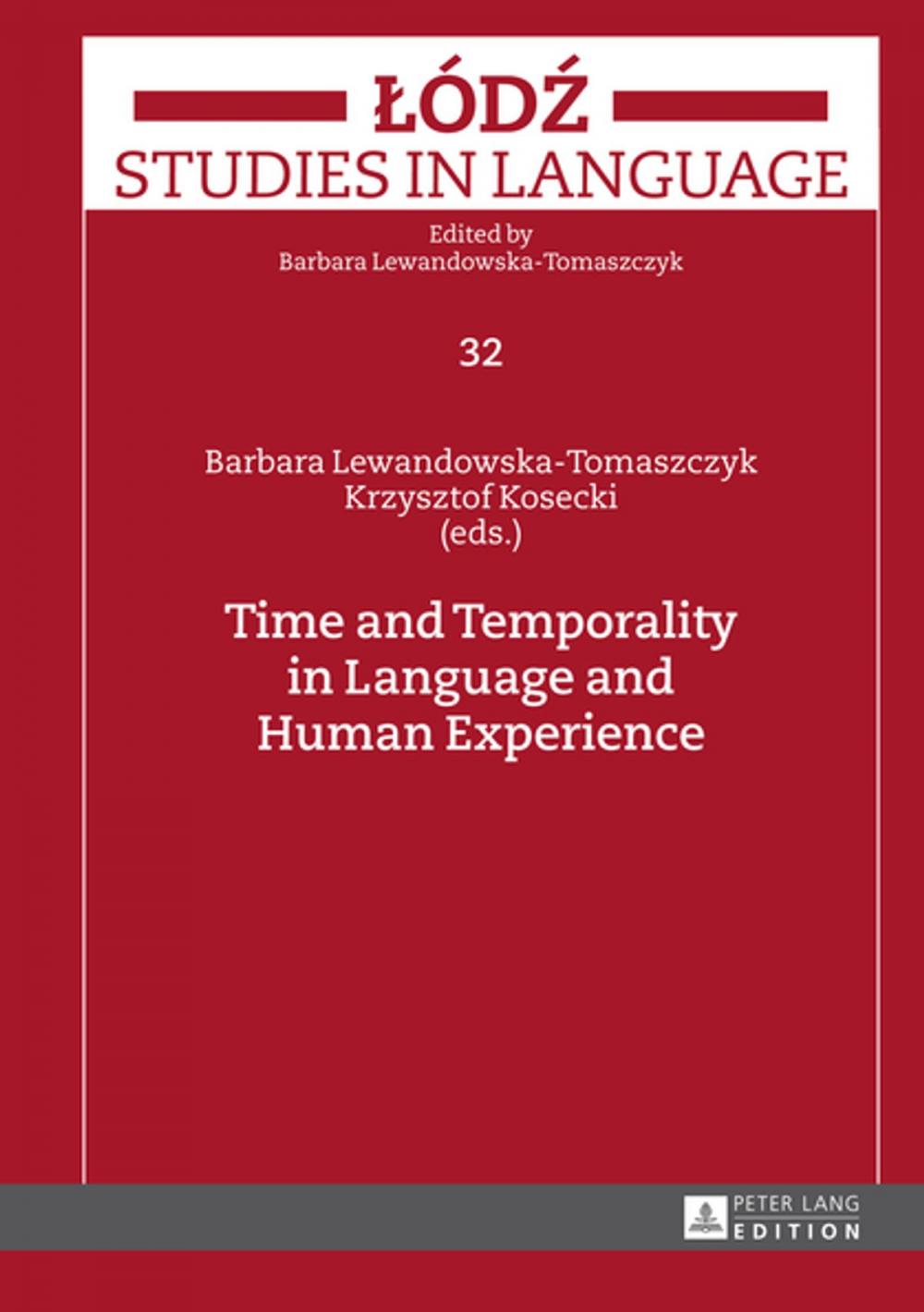 Big bigCover of Time and Temporality in Language and Human Experience
