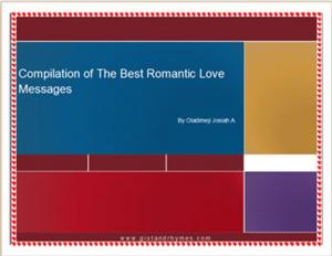 Cover of the book Compilation Of The Best Romantic Love Messages by Roz Lee