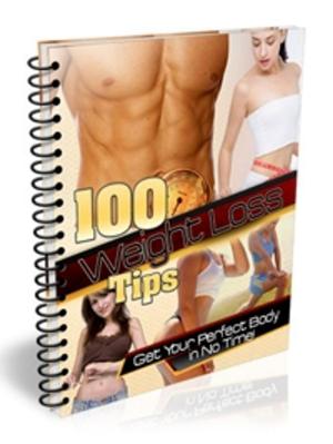 Book cover of 100 Weight Loss Tips