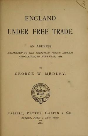 Cover of ENGLAND UNDER FREE TRADE