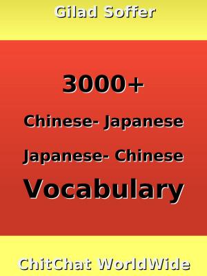 Cover of the book 3000+ Chinese - Japanese Japanese - Chinese Vocabulary by Gilad Soffer