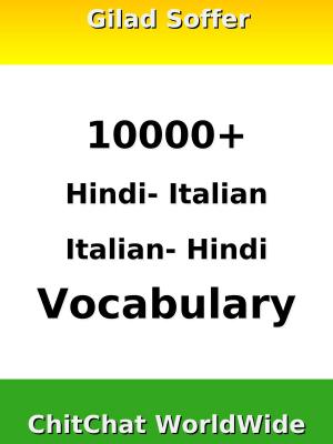 Cover of the book 10000+ Hindi - Italian Italian - Hindi Vocabulary by Gilad Soffer