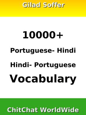Cover of 10000+ Portuguese - Hindi Hindi - Portuguese Vocabulary