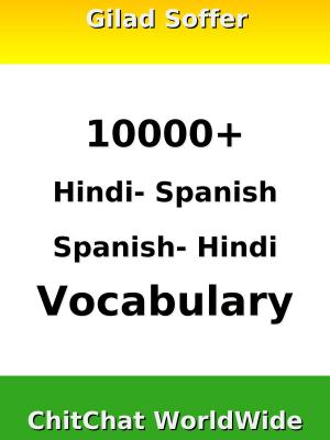 Book cover of 10000+ Hindi - Spanish Spanish - Hindi Vocabulary