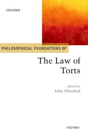 Cover of the book Philosophical Foundations of the Law of Torts by Mervyn Singer, Andrew Webb